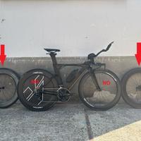 Bici Cronometro Triathlon Gara+ Small 1 set ruote