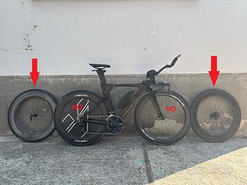 Bici Cronometro Triathlon Gara+ Small 1 set ruote