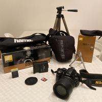 Nikon D3100 + Nikkor 18-105 AF-S DX VR + Accessori