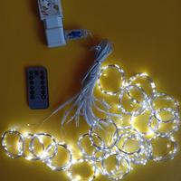 TENDA A LED 600 LUCI mt 6 x 3, usb, telecomando 