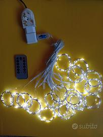 TENDA A LED 600 LUCI mt 6 x 3, usb, telecomando 