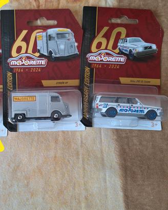 Set 2 pz. 1/64 majorette 60° anniversary 