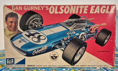 MPC 1968 Modellino Dan Gurney's Olsonian Eagle USA