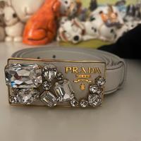 Cintura PRADA originale con fibbia gioiello