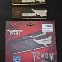 RAM DDR5 32GB (2 x 16GB) 6600MHZ CL 34 VIPER VENOM