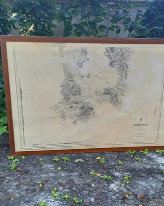 Cartina antica della Sardegna