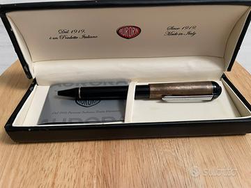 Penna  a sfera aurora vintage con astuccio