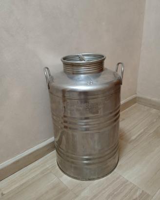 Fusto contenitore da 50 litri in acciaio inox