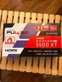 Scheda video Sapphire Pulse Amd Radeon 5500xt 8gb
