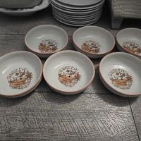 set 6 piatti gnocchi più ciotola grande 