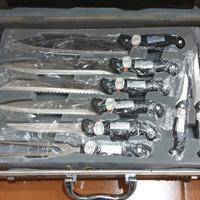 VALIGETTA COLTELLI FORCHETTE SOLINGEN PER GRIGLIA