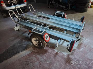 Carrello Rimorchio Porta Moto Cresci 