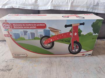 bici di legno prima infanzia