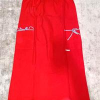 Grembiule vestito rosso