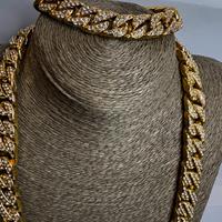 Set Collana + Bracciale Vintage anni 80/90 - 270g