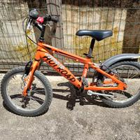 bici bambino taglia 16"