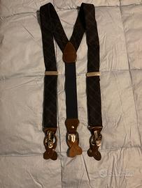 Bretelle BREUER England Cachemere e pelle