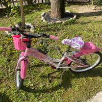 Bicicletta per bambine (con rotelle)