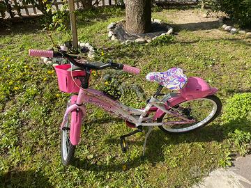 Bicicletta per bambine (con rotelle)