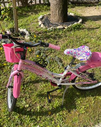Bicicletta per bambine (con rotelle)