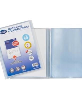 Portalistini A4 (20 buste) trasp. personalizzabile