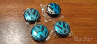 Coprimozzi borchiette cerchi logo Volkswagen 65mm