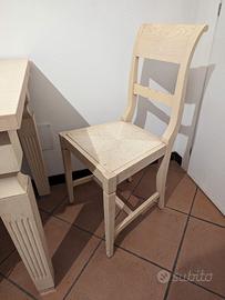 Tavolo Scavolini serie Gran Relais e tre sedie