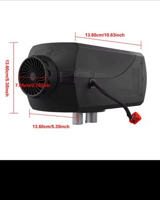 Riscaldatore a Gasolio 5 kW 12V per Camper o barca