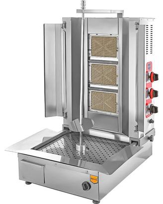 Macchina kebab a gas