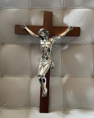Scultura cristo in argento