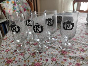 6 flute calici napoleon antichi 