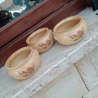 Ciotole  in ceramica porta vaso 
