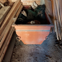 Vecchia vasca in ferro