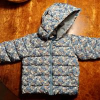 Piumino Petit Bateau a fiori taglia 18 mesi