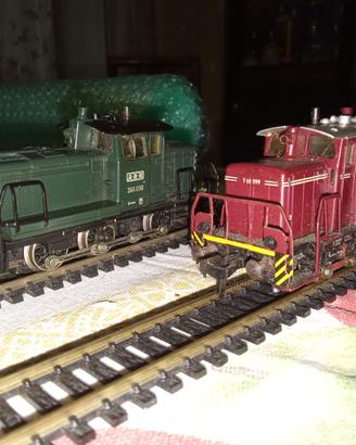Fleischmann H0 - Coppia Locomotori Manovra DB V60