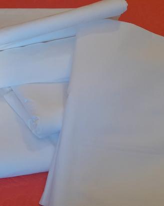  lenzuola cotone bianche €5 cadauno