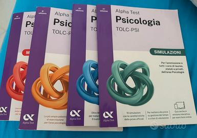 Kit Alpha Test Psicologia TOLC-PSI - 4 Volumi