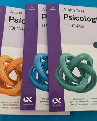 Kit Alpha Test Psicologia TOLC-PSI - 4 Volumi