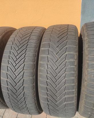 4 gomme invernali Michelin Alpine 6 con cerchione