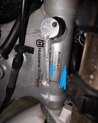 Telaio non targato Husqvarna 125 SM WR WRE Cr