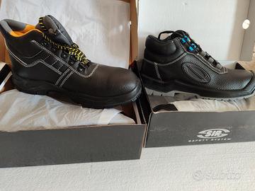 Scarpe antinfortunistiche nuove.