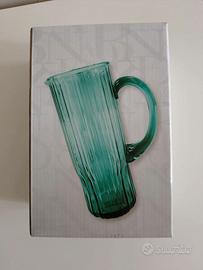 Caraffa per Acqua Brandani Plissè Colore Turchese