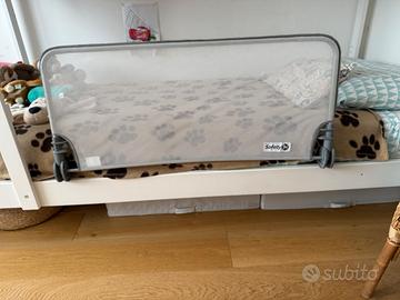 Barriera Letto Bambini 90 cm, Sponda Reclinabile