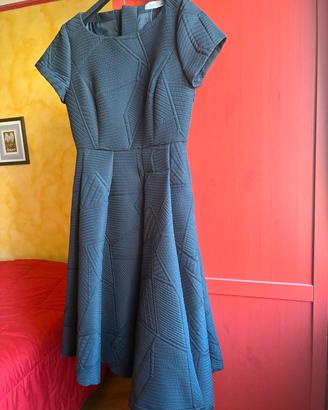 Abito Max&Co Intrend nero geometrico TG 42