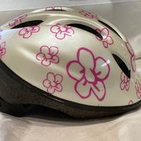 Caschetto bici bambina taglia 48-54 cm