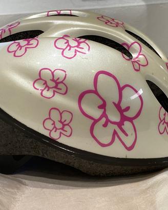 Caschetto bici bambina taglia 48-54 cm