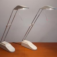 2 Lampade da tavolo Stilplast bianche anni 80