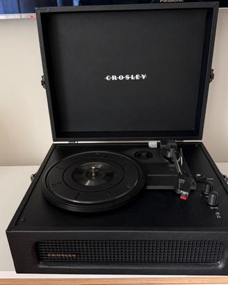 Giradischi vinile Crosley Voyager Bluetooth nero