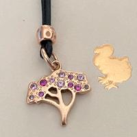Collana dodo pomellato con albero e pietre