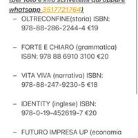 Libri scolastici primo/secondo superiore